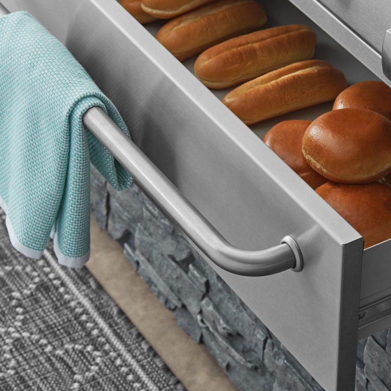 מטבח חוץ סטון איילנד בשילוב גרנדהול נירוסטה - GRANDHALL GTI4 ELITE