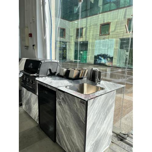 מטבח חוץ כולל בר דגם לומפור - Lumpor