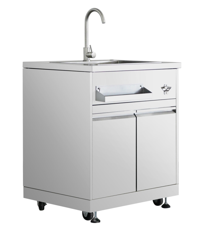 מטבח חוץ תור גריל כיור ומקרר – THOR