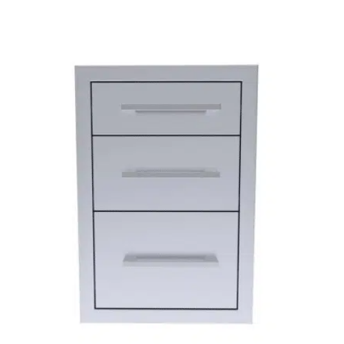 סיזר - יחידת מגירות משולשת Signature Series 18″