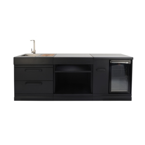 מטבח חוץ גרילר - GRLLR Sink+Fridge+Storage