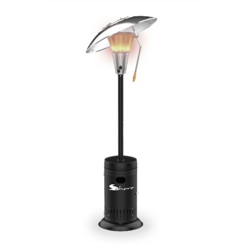 אמישראגז - פטריית חימום על גז מחמם מרחבי מתכוונן שחור