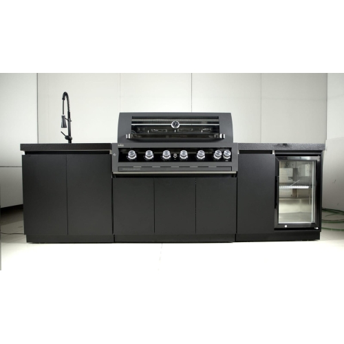 מטבח חוץ גוסטו טריפל – GUSTO Triple 6 + Sink + Fridge